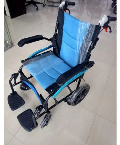 Aluminium Ultralight Wheelchair with Flip-up Armrest, Color : Silver