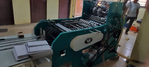 Cast Iron Chrome Finish Electric Paper Envelope Making Machine