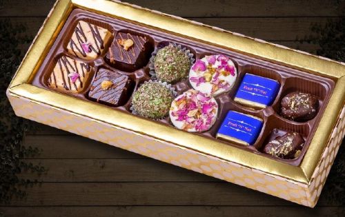 Premium Assorted Chocolate Gift Box Modern Diwali Celebrations