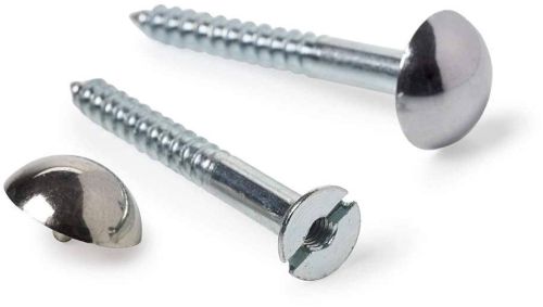 Polished Stainless Steel Mirror Screws, Length : 20-30cm