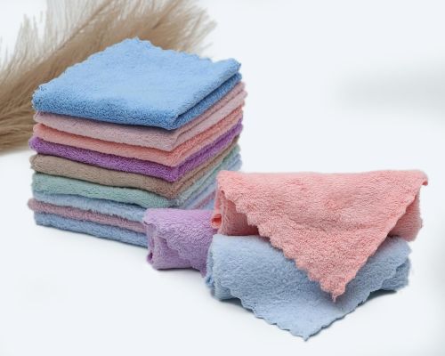 Cotton Face Towels, Color : Mix 12x12