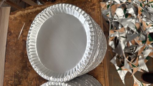 12-inch Plain Biodegradable Paper Plates, Color : Grey Multisizes