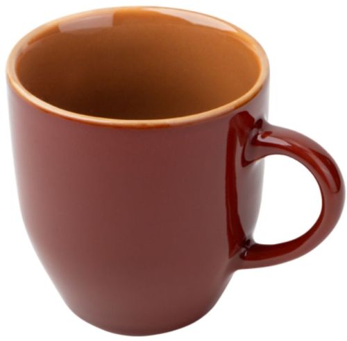 300ml Brown Porcelain Milk Mug, Shape : Round