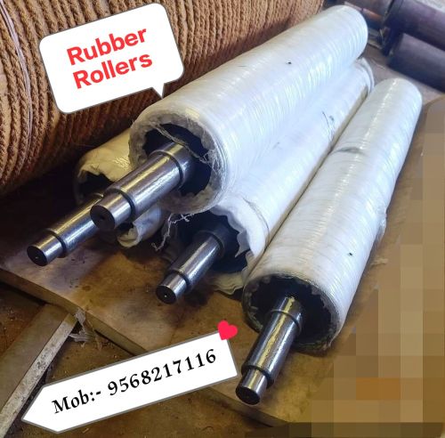 Metal Conveyor Rubber Roller, Brand Name : MRI for Packaging