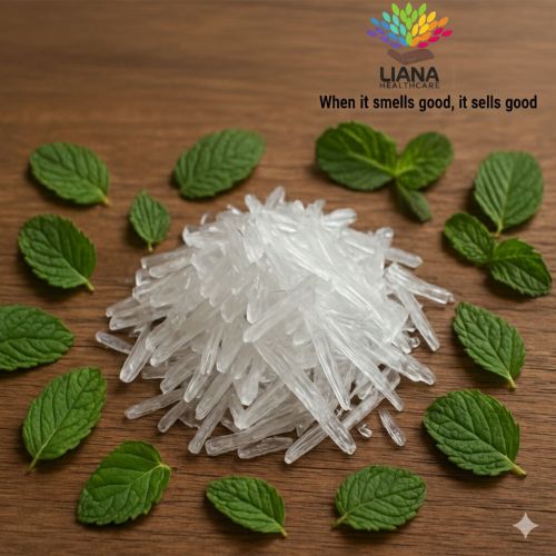 Menthol Crystal, Brand Name : Liana Healthcare, Purity : 99%
