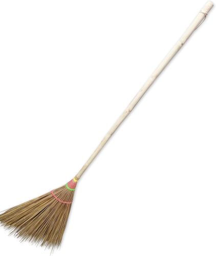 Coconut Leaf Stick Broom for Cleaning