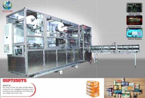 Fully Automatic Toilet Soap Paper Over Wrapping Machine Model UGP7250TS,3rd Gen