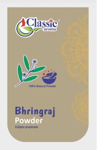 Natural Classic Aroma Bhringraj Powder 100g, Grade : Medicine Grade
