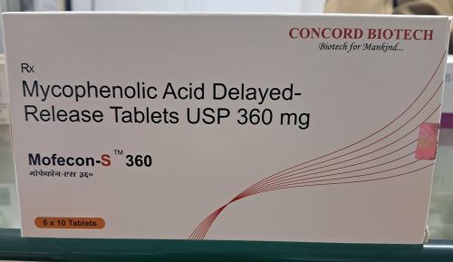 Mofecon S 360mg Mycophenolic Acid Release Tablet