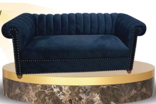 Fabric Plain Three Seater Sofa for Living Room Modern