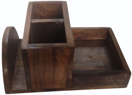Wooden Table Caddy, Length : 6 Inch