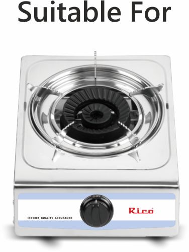 Stainless Steel Body Rico Gas Cooker SS(1) Gs1529