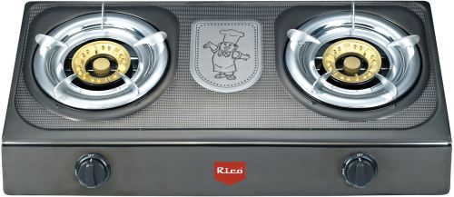 Multiples Cooktops Stainless Steel Body Rico Gas Stove Gs2007