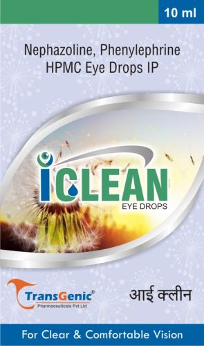Plastic Liquid i-Clean Eye Drops, Key Ingredients : Nephazoline