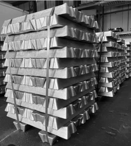 Polished Aluminium Ingots, Color : Silver