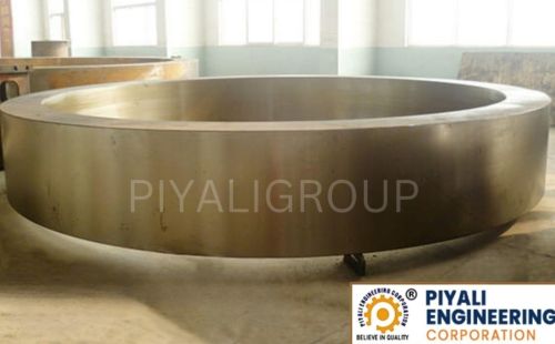 Polished Forged Steel Kiln Tyre Riding Ring, Shape : Round