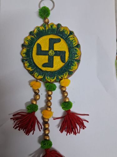 5 Inch Ecofriendly Handmade Cowdung Swastik Diwali, Festival