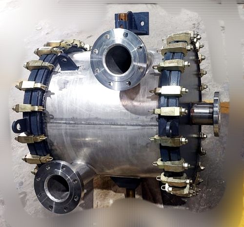 Polished Stainless Steel Manual Spiral Heat Exchanger, Color : Sliver