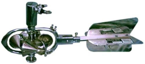 Automatic Stainless Steel Cup Type Water Current Meter, Color : Grey