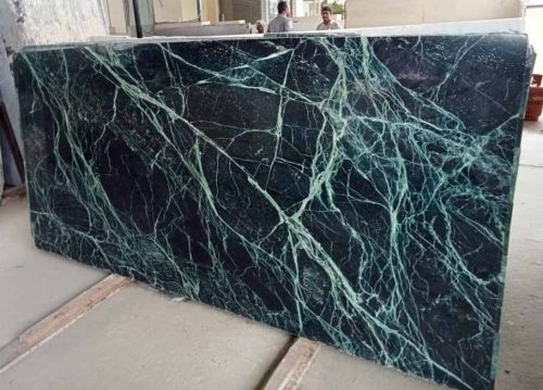 Forest Green Marble Slab Tiles (300x300, 600x600 Mm)