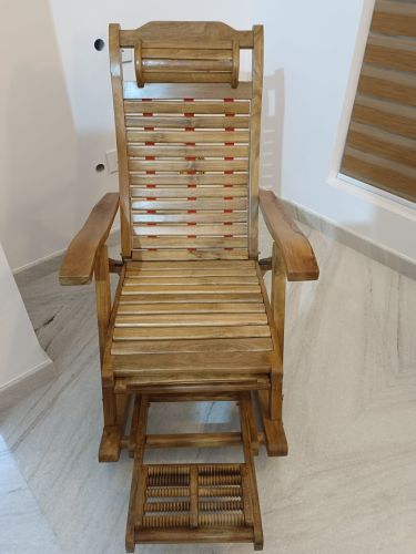 Polished Folding Rocking Chair, Brand Name : Amber