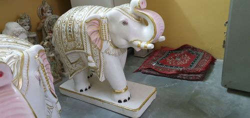 Polished Marble Elephant, Brand Name : Amber Customized