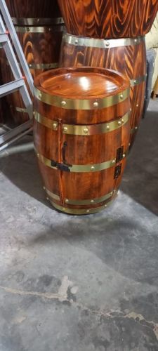 Polished Wooden Wine Rack, Color : Brown for Display, Promotion