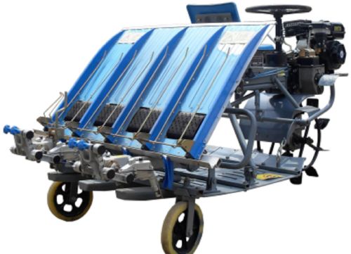 Polished Engine Mild Steel Rice Transplanter