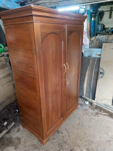 Polished Wooden Plain Antique Wardrobe, Color : Brown