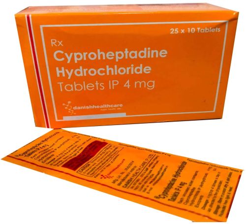 Cyproheptadine Hydrochloride Tablets 4 Mg