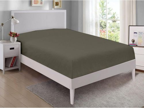 Plain Brushed Microfiber Fitted Bed Sheets, Brand Name : Cottingon