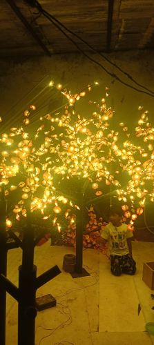 Cherry Blossom LED Light Tree, Power : 12 Volt DC, Length : 10 Ft