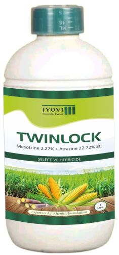 Natural Mesotrione 2.7% + Atrazine 22.7% SC, Brand Name : Twinlock