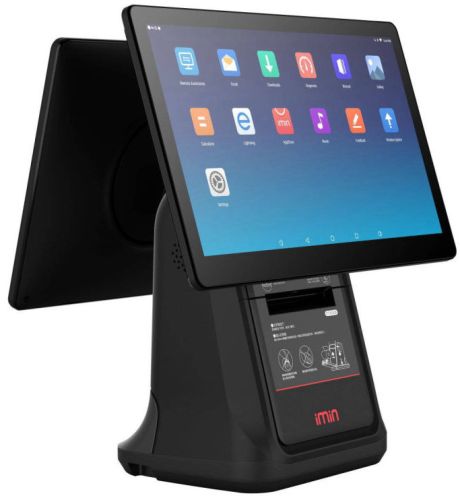 Battery Operated Imin D4 Pro Desktop POS Machine, Brand Name : Asus