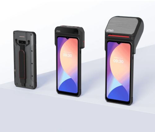 Imin Swift-1 Pro Mobile POS, Color : Black.