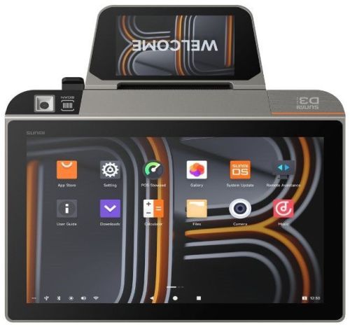 Sunmi d3 Mini POS System, Color : Brown