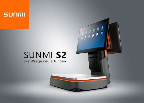 Sunmi S2 Scale Terminal, Color : Black, Screen Size : 15.6inch