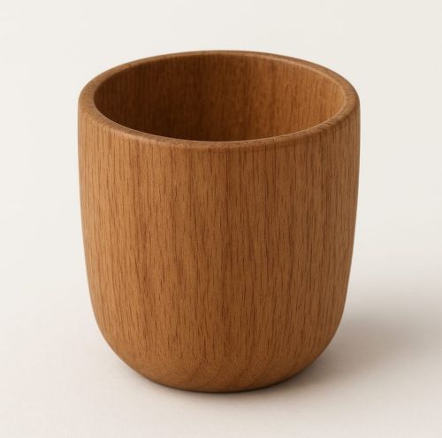 Polished Wooden Tea Cups, Brand Name : Rangoli Creation