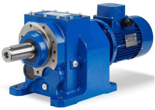 Steel Helical Gear Box, Color : Blue