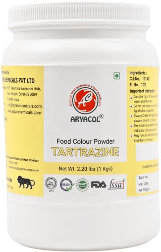 Tartrazine Synthetic Food Color Dried, Brand Name : ARYACOL