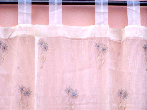 Printed AHEC-9083 Polyester Curtains, Color : Pink Standard