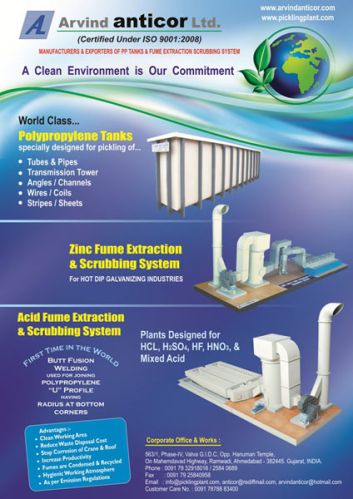 Acid Fume Extraction System.