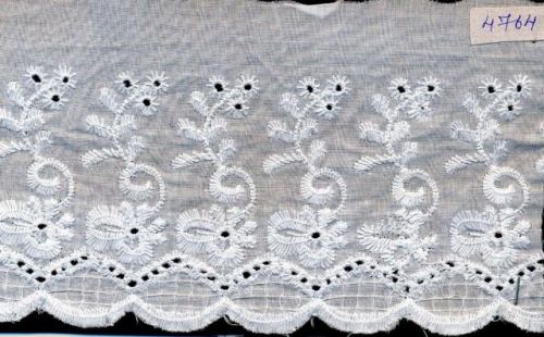 Polyester Laces- 4764, Color : White Standard