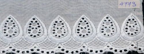 Polyester Laces - 4773, Color : White, Packaging Type : Plastic Bag