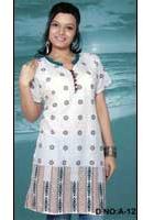 Embroidered Chiffon Designer Kurtis, Size : L, XL