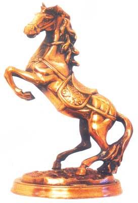 Metal Horse Statue