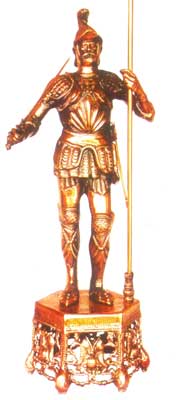 Excellent Metal Antique Statues Standard, Packaging Type : Brown