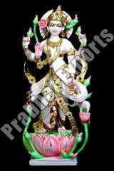 Marble Goddess Lakshmi Statue