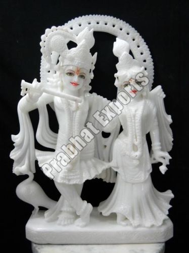 Radha Krishan Marble Statue