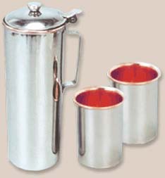 Copper Steel Jug Set 001